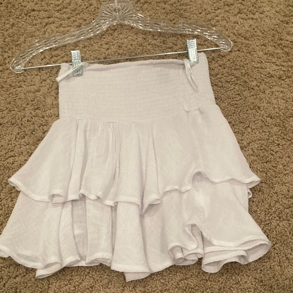 shein white skirt